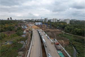 Собянин осмотрел строящийся участок МСД от Павелецкого направления МЖД до МКАД