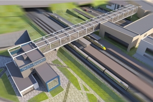 На станции «Текстильщики» БКЛ метро монтируют главный пролет пересадочного моста