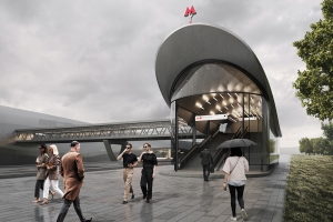 На станции метро «Потапово» монтируют инженерное оборудование