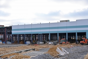 Осмотр строительства электродепо «Аминьевское». С. Собянин, А. Бочкарёв, Ю. Кравцов, Р. Черкесов