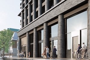 Французские балконы и колонны украсят клубный дом на Пресне