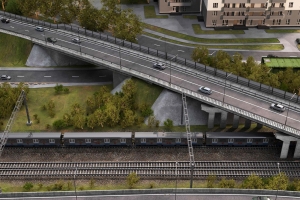 Над улицей Ивана Франко возведут 30-метровый путепровод