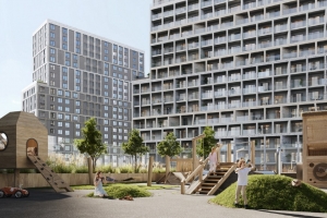 Холм с тоннелем и карусели-гнезда появятся в детсаду на Симоновской набережной