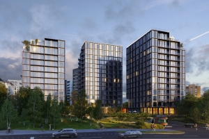 Кубические дома построят в ЖК «Вишнёвый сад» на Мосфильмовской