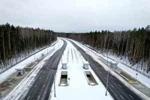 Собянин: финишный участок трассы Солнцево – Бутово – Варшавское шоссе готов на 18%