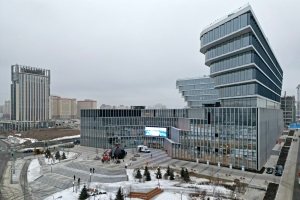 Путин и Собянин открыли здание кластера «Ломоносов» инновационного центра МГУ