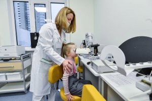 Детско-взрослая поликлиника в Бирюлёво Восточное готова более чем на 70%