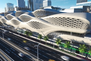 «Золотой слиток» метро в «пустыне» от Захи Хадид