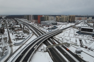 Собянин открыл третий участок трассы Солнцево – Бутово – Варшавское шоссе