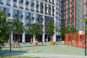 Стартовали фасадные работы в апарт-комплексе HighWay в ЮВАО