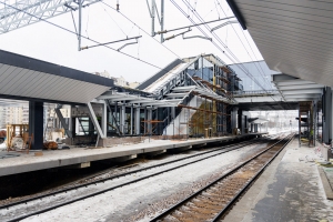 Собянин: станция Очаково будущего МЦД-4 готова более чем на 90%