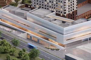 Стеклянные фасады украсят торговый центр в Очаково-Матвеевском