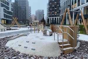 Нейродинамические детские площадки появились в ЖК West Garden