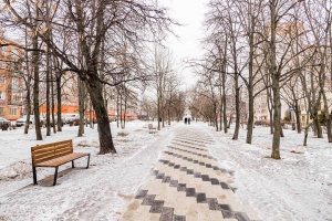 Благоустройство территории у станции Очаково МЦД-4 выполнено наполовину