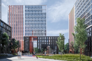 Жилой микрорайон в Раменках украсят черные, белые и медные панели