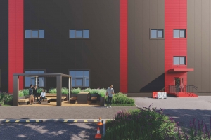 Фасады промышленного парка на севере столицы оформят в виде штрих-кода