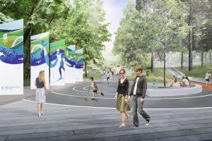 Воробьёвскую набережную благоустроят в этом году