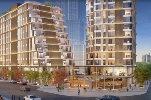 Дом-водопад построят на Мосфильмовской улице