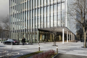 Белоснежные ламели украсят офисный центр в районе Хорошёвский