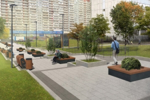 Территорию около ТПУ «Медведково» благоустроят