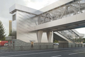 «Сияющий» надземный переход появится в Новой Москве