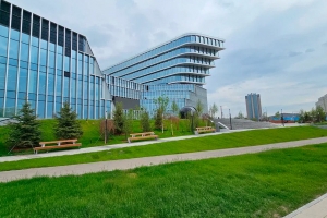 Началось благоустройство территории кластера «Ломоносов» в научной долине МГУ