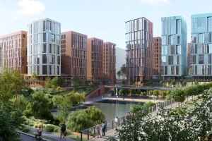 Общественную зону с прудом и парком в Хамовниках откроют осенью