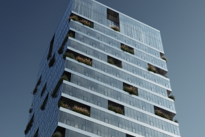 Жилой комплекс в стиле игры дженга построят на улице Орджоникидзе