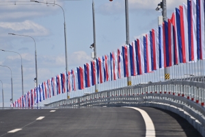 Более 16 км дорог построили на двух новых участках МСД