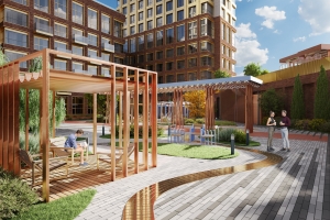 Арт-объект, библиотека и гамаки появятся в ЖК в районе Даниловский