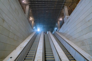 Строители начали монтаж инженерных систем на станции «Аэропорт Внуково»