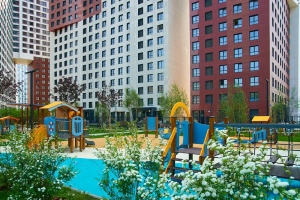 Завершено благоустройство ЖК «КутузовGRAD II»