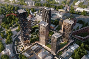 Готов монолит двух 32-этажных башен ЖК High Life в районе Даниловский