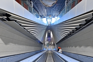 На станции «Пыхтино» Солнцевской линии метро испытали эскалаторы