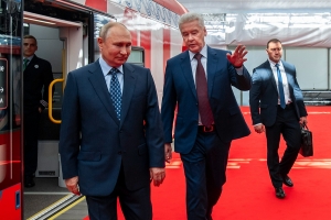 Владимир Путин и Сергей Собянин запустили движение по МЦД-3