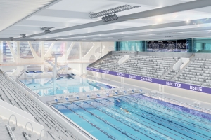 Собянин осмотрел ход реконструкции спорткомплекса «Олимпийский»