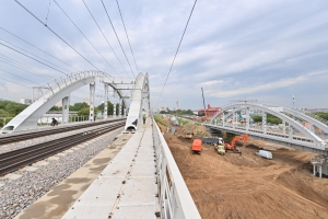 Собянин осмотрел строительство транспортной связки между Дмитровским и Алтуфьевским шоссе