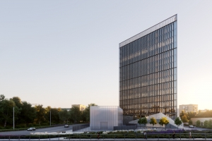 Офисную башню в виде метеорита возведут возле «Москва-Сити» в 2025 году