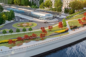 Зону отдыха создадут на набережной у БКЛ метро «Нагатинский Затон»