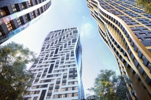 Монолит высотных башен с яркими скульптурными формами возводят в Южнопортовом районе