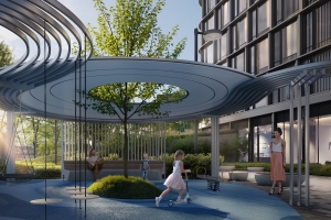 Три жилых корпуса со скошенными фасадами возведут в районе Басманный