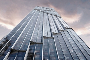 Инфраструктура небоскреба «Дом Дау» в центре Москвы сосредоточится в стилобате