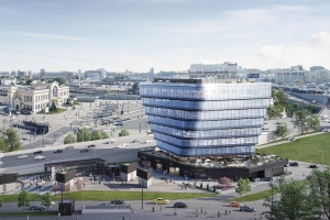 В бизнес-центре в районе Савёловский появятся террасы и качели