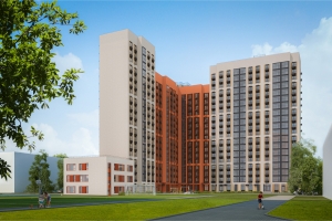 Завершается устройство фасада жилого комплекса по реновации в Кузьминках