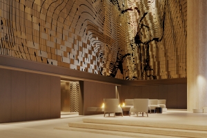 Арт-инсталляция украсит лобби здания Moscow Towers в Сити