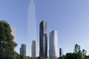 Серебристый и графитовый фасады украсят ЖК «Level Звенигородская»