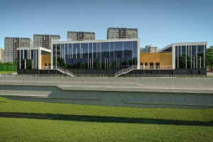 ФОК «Акварис» с двумя бассейнами в Зябликово готов более чем наполовину