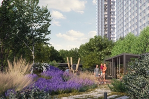 Сенсорный сад с экотропами и холмами появится в ЖК в районе Бутырский