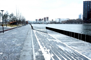 Завершен этап комплексного благоустройства набережной Марка Шагала