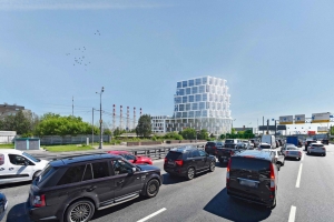 Рельефные панели украсят комплекс с гостиницей и бизнес-центром в Строгино